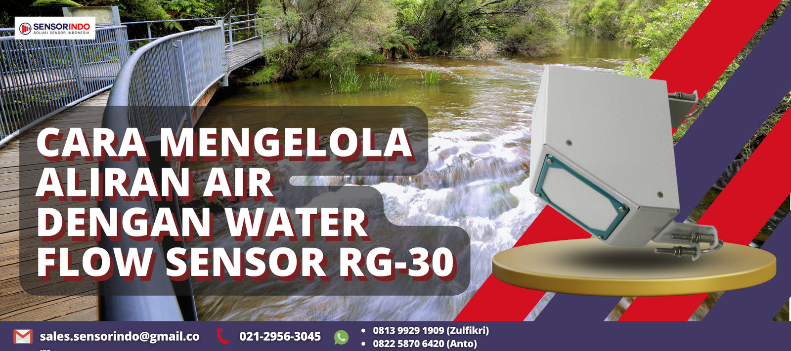 Cara Mengelola Aliran Air Dengan Water Flow Sensor RG-30