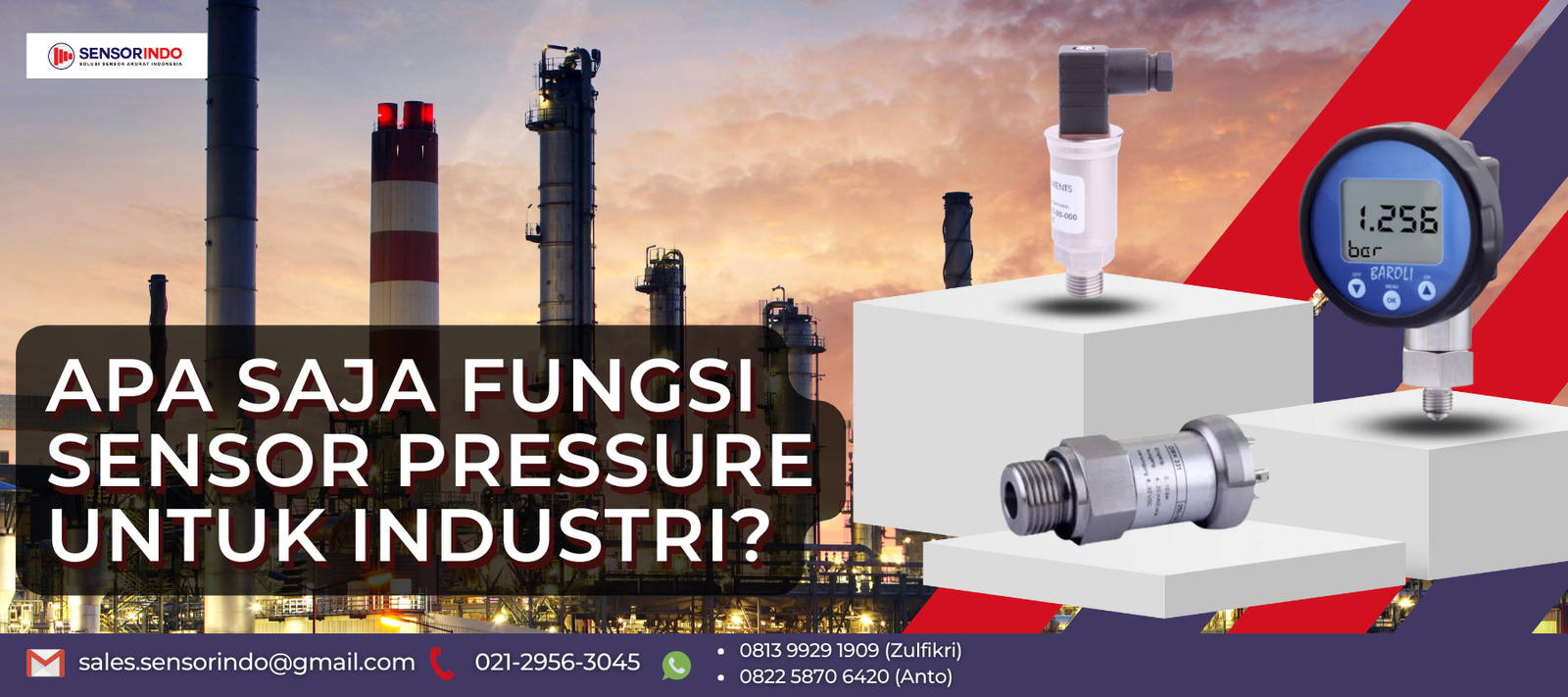 Apa Saja Fungsi Sensor Pressure Untuk Industri