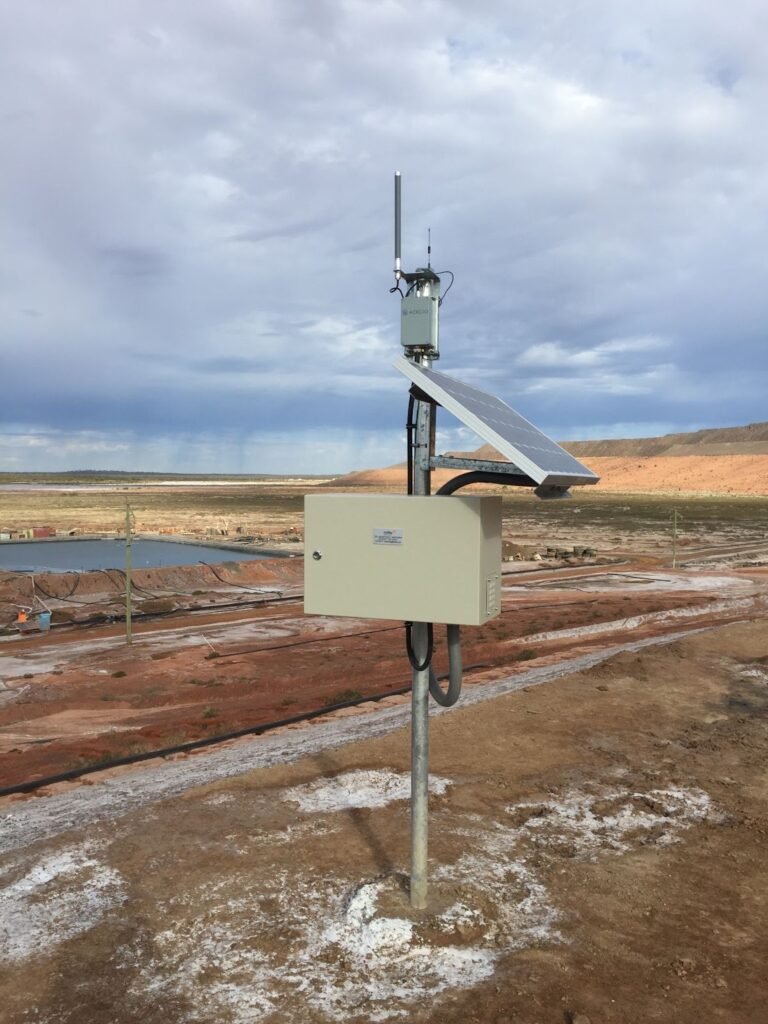 wireless data acquisition, monitoring tambang, tambang bawah tanah, mesh topology, sensor geoteknik, keselamatan tambang, monitoring real-time, digitalisasi tambang